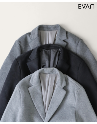 Men’s Classic Tailored Long Coat