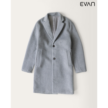 Men’s Classic Tailored Long Coat