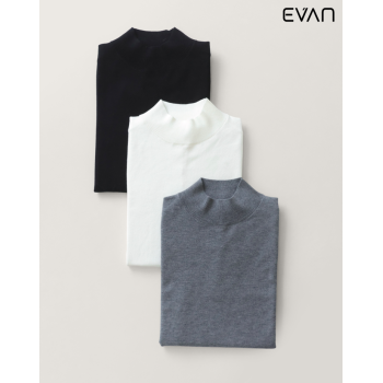 Men’s Essential Mock Neck Knitted Sweater