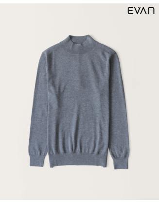 Men’s Essential Mock Neck Knitted Sweater