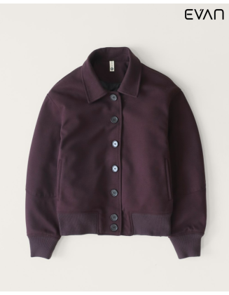 Modern Harrington: The Versatile Men’s Button-Front Bomber