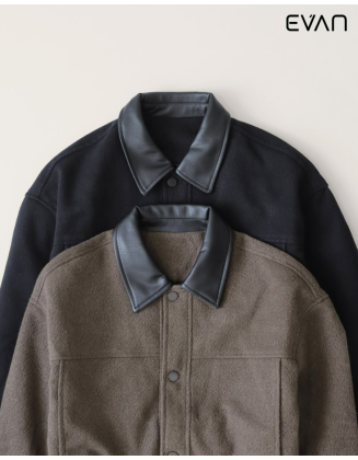  Elevated Casual: The Men's Contrast Collar Bomber Jacket