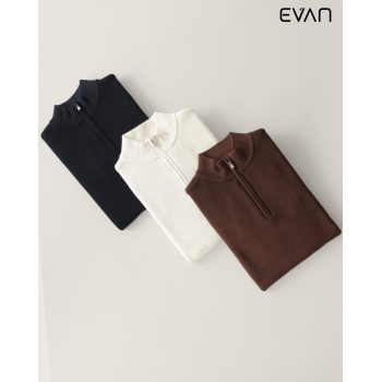 Ribbed Quarter-Zip Sweater: Refined Layering