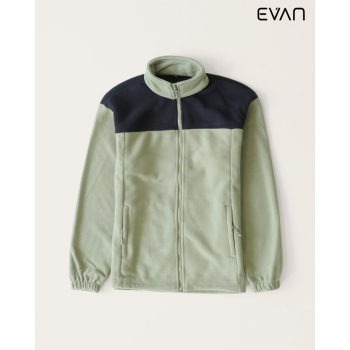 Trekker Fleece Jacket: Essential Color-Block Comfort