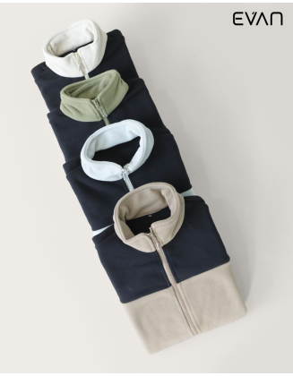 Trekker Fleece Jacket: Essential Color-Block Comfort