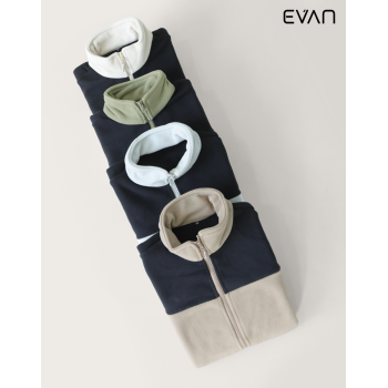 Trekker Fleece Jacket: Essential Color-Block Comfort