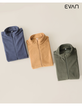 Full-Zip Fleece Jacket: Ultimate Warmth