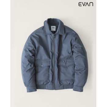 Padded Collared Jacket: Modern Workwear