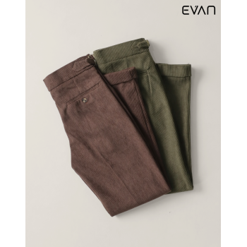 Corduroy Gurkha Trousers: Textured Heritage