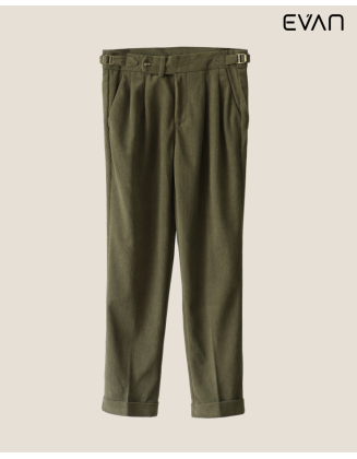 Corduroy Gurkha Trousers: Textured Heritage