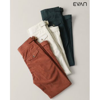 Corduroy Gurkha Pant: Textured Heritage