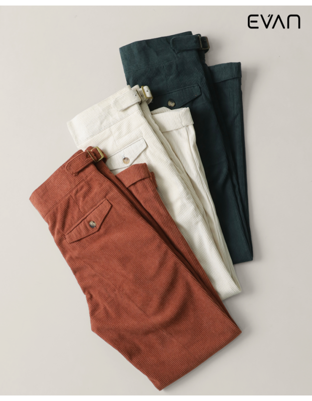 Corduroy Gurkha Pant: Textured Heritage