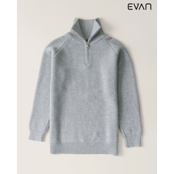 Ribbed Quarter-Zip Sweater: Modern Layering