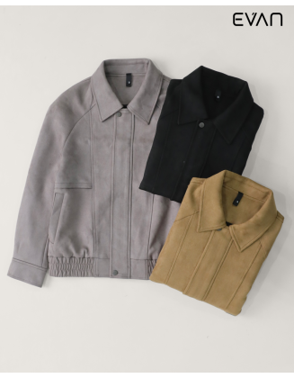 Suede Bomber Jacket: Modern Texture