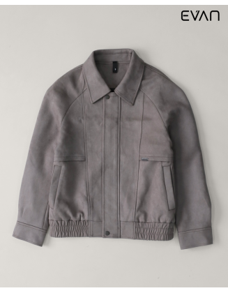 Suede Bomber Jacket: Modern Texture