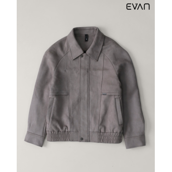 Suede Bomber Jacket: Modern Texture