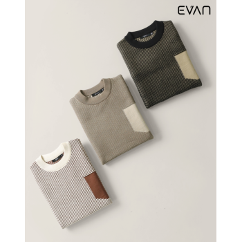 Textured Pattern Sweater: Modern Detail