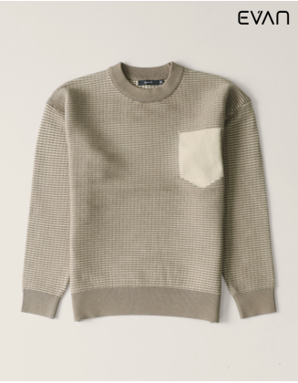 Textured Pattern Sweater: Modern Detail