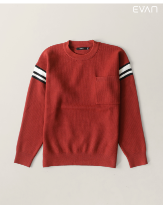 Varsity Knit Sweater: Sporty & Classic