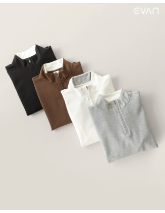 Quarter-Zip Sweatshirt: Elevated Comfort