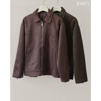 Suede Harrington Jacket: Luxurious Texture