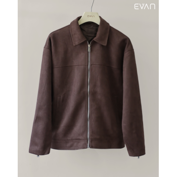 Suede Harrington Jacket: Luxurious Texture