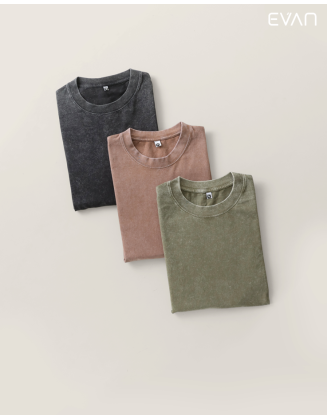 Pigment-Dyed Long-Sleeve Tee: Retro Vibe