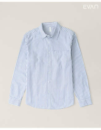 Striped Linen-Blend Shirt: Effortless Casual Style