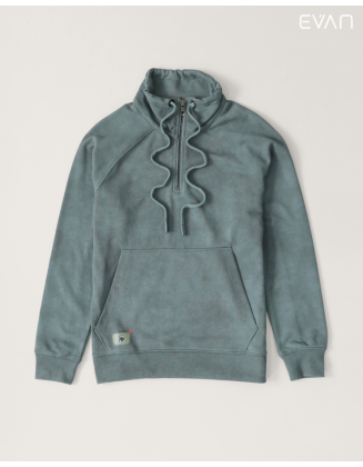 Quarter-Zip Sweatshirt: Textured Comfort