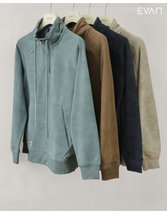 Quarter-Zip Sweatshirt: Textured Comfort