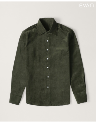 Fine-Wale Corduroy Shirt: Classic Texture