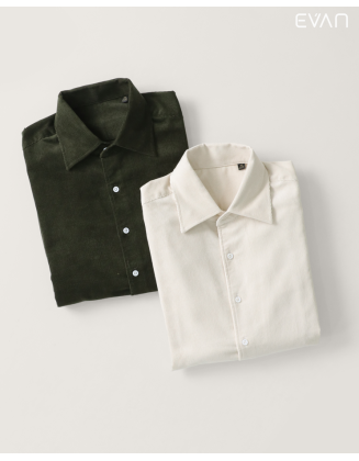 Fine-Wale Corduroy Shirt: Classic Texture