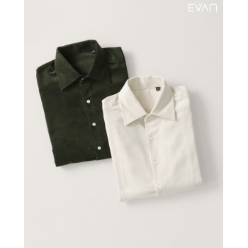 Fine-Wale Corduroy Shirt: Classic Texture