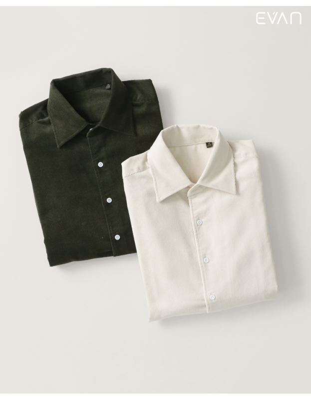 Fine-Wale Corduroy Shirt: Classic Texture
