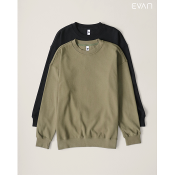 Textured Crewneck Sweatshirt: The Essential Layer