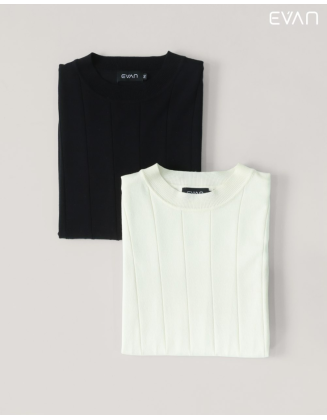 EVAN Ribbed Knit Crewneck: A Modern Essential