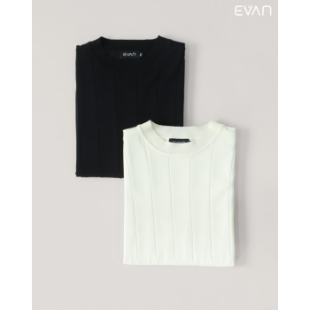 EVAN Ribbed Knit Crewneck: A Modern Essential