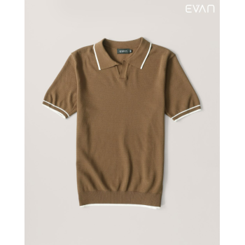 EVAN Knitted Polo: Retro Refinement