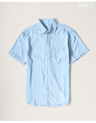 Short-Sleeve Denim Shirt: Your Casual Go-To