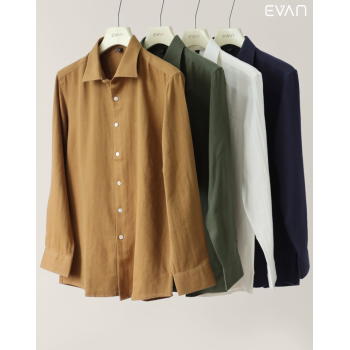 Linen-Blend Full Shirt