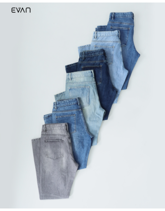 Versatile Straight-Fit Denim