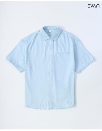 Denim Short Sleeve Shirt