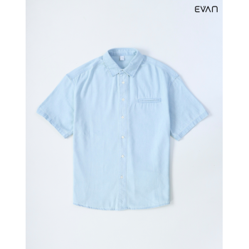 Denim Short Sleeve Shirt