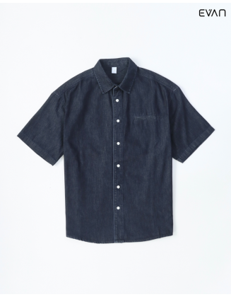 Denim Short Sleeve Shirt