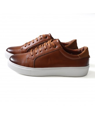 Faux Leather Sneaker