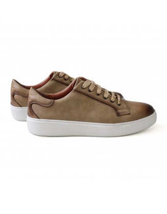 Faux Leather Sneaker 