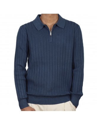 Polo Neck Full Sleeve Sweater 