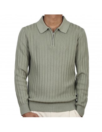 Polo Neck Full Sleeve Sweater 
