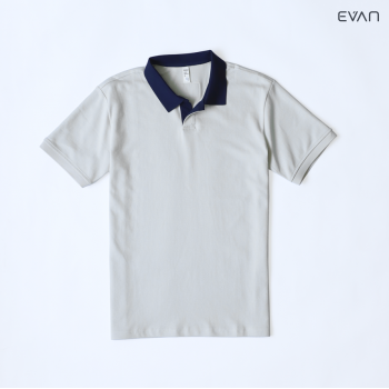 Contrast Collar Polo Shirt