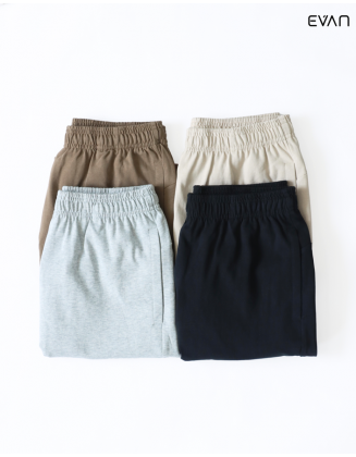 Casual Elastic Waist Shorts